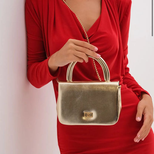 Gold Women's Shoulder Bag