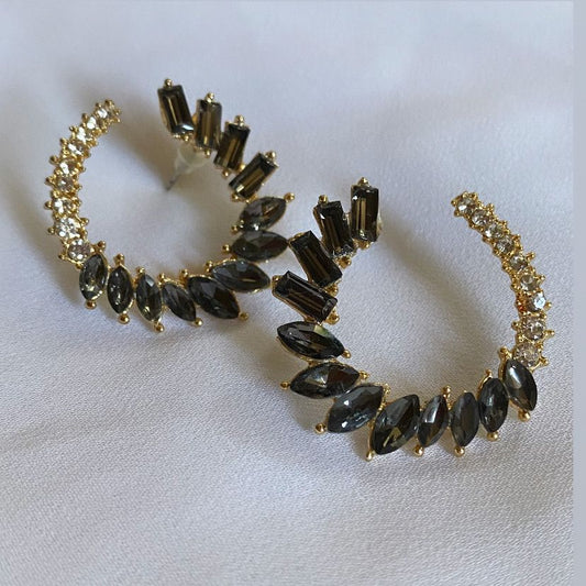 ZAKOL Crystal Hoop Earrings